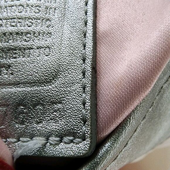 Coach F17605 Ashley Leather Hippie Bag Cross Body Purse White Silver Shoulder - Picture 10 of 16